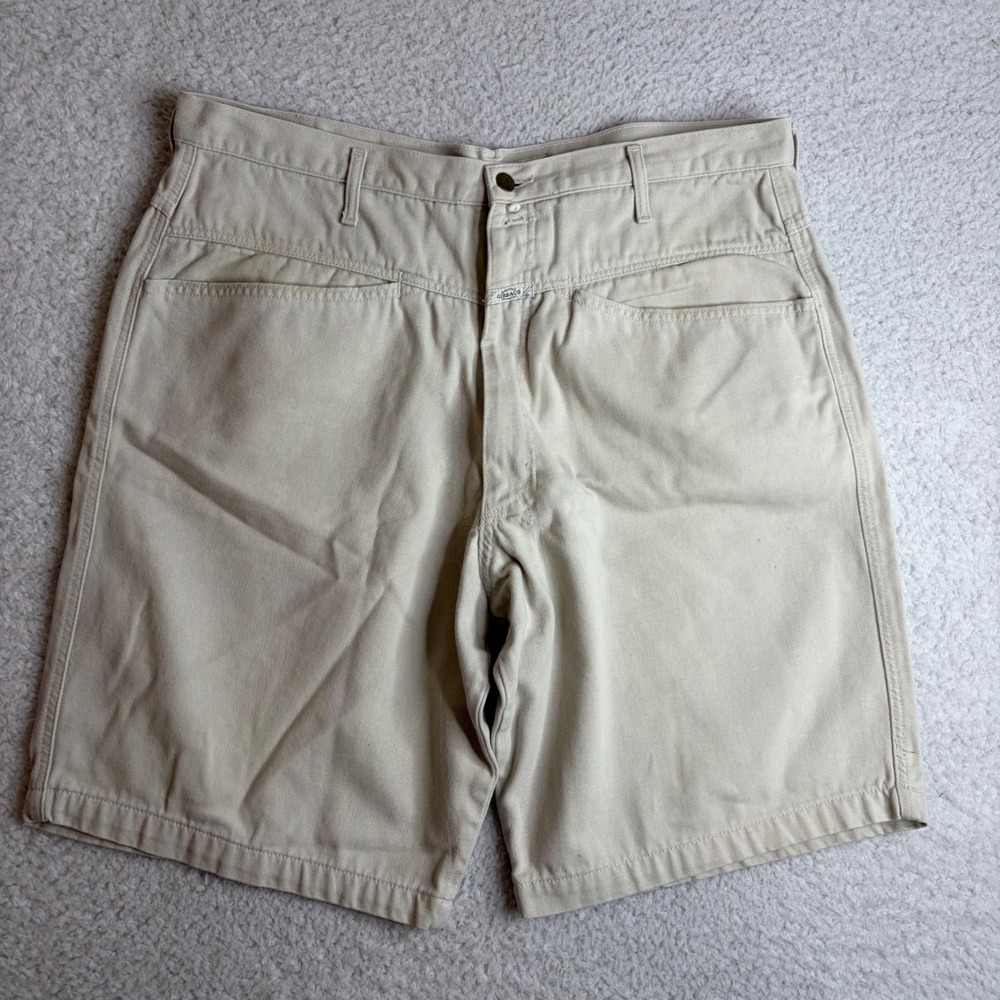 Marithe Francois Girbaud Mens Khaki jorts Shorts Y2K  hiphop Baggy Tan Size 40